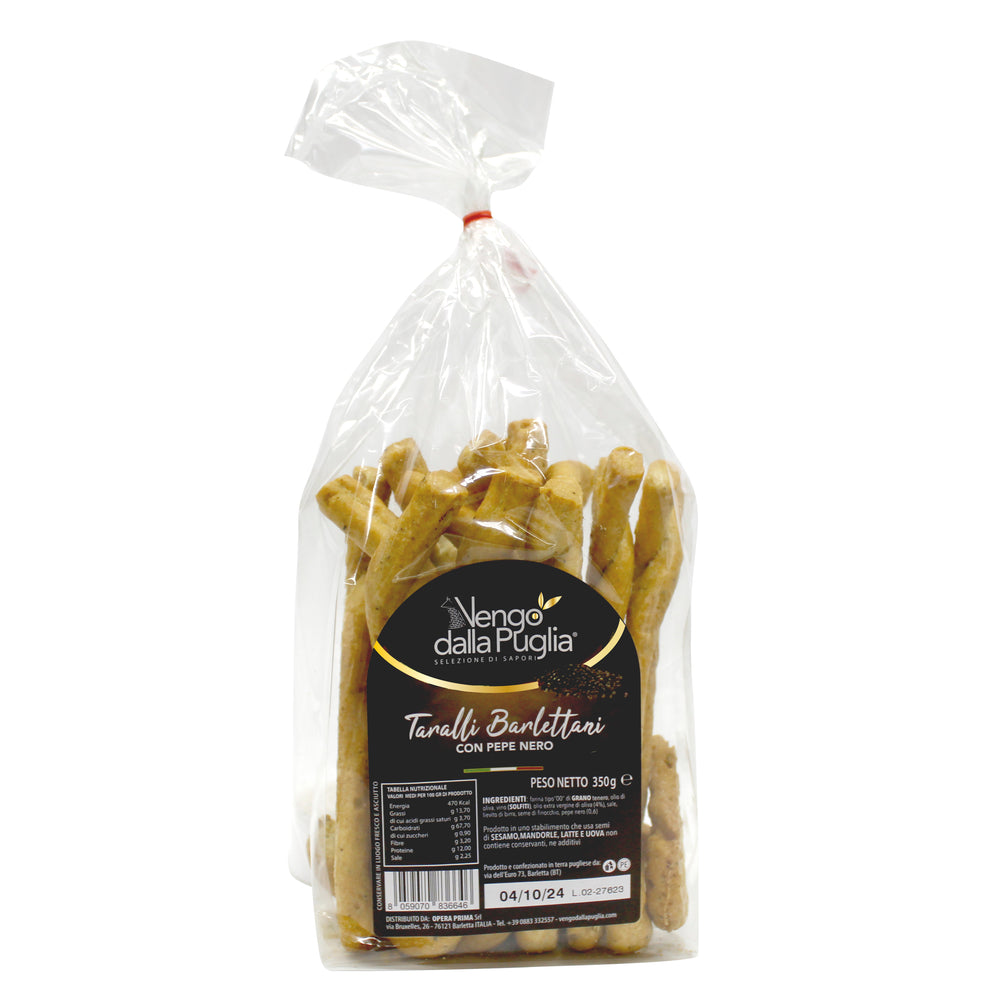 Taralli Barlettani con Pepe Nero