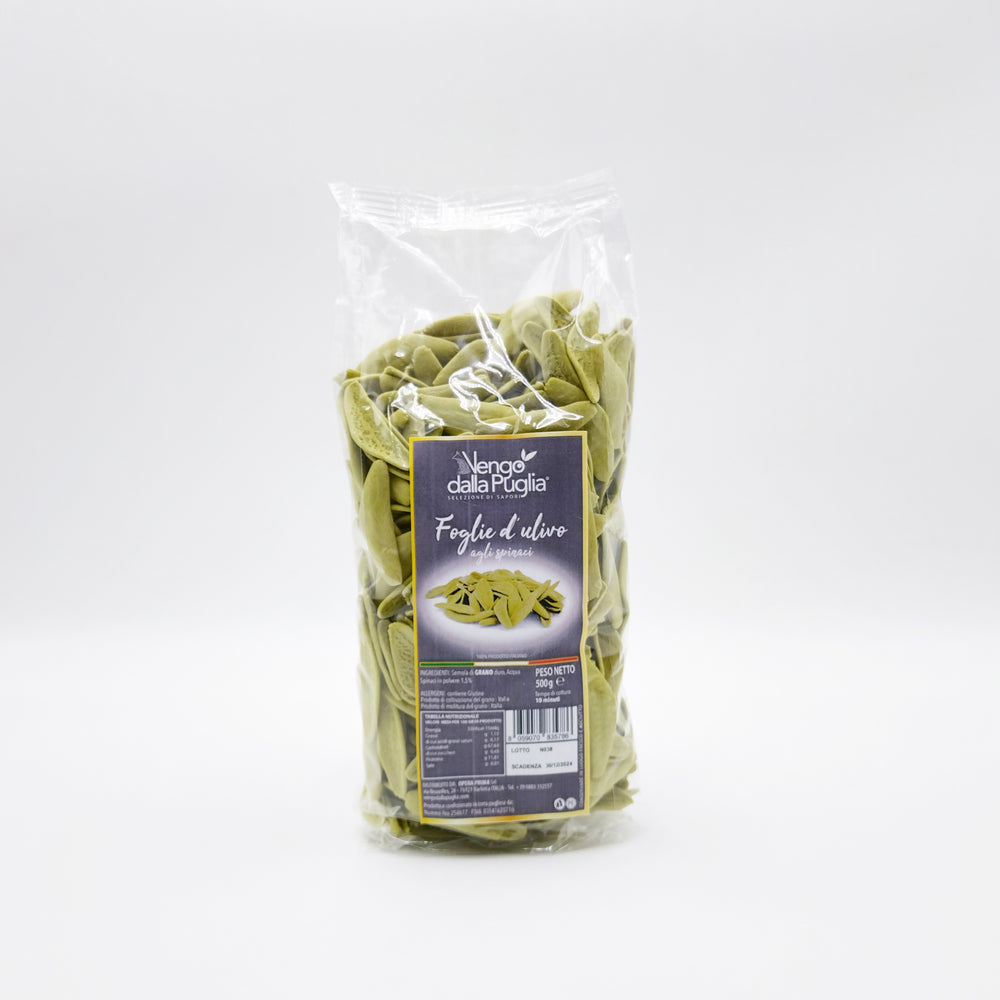 Foglie d'ulivo agli spinaci
